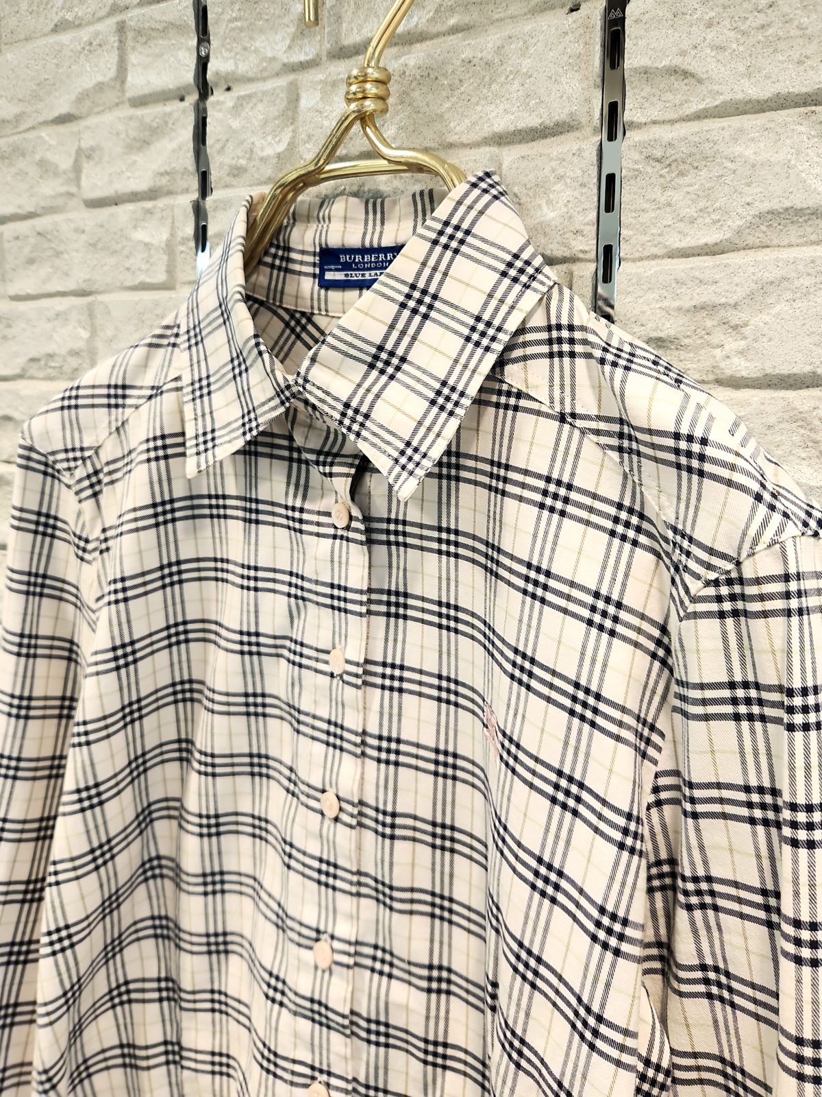 BURBURRY BLUE LABEL バーバリー ブルーレーベル ホワイトノバチェック