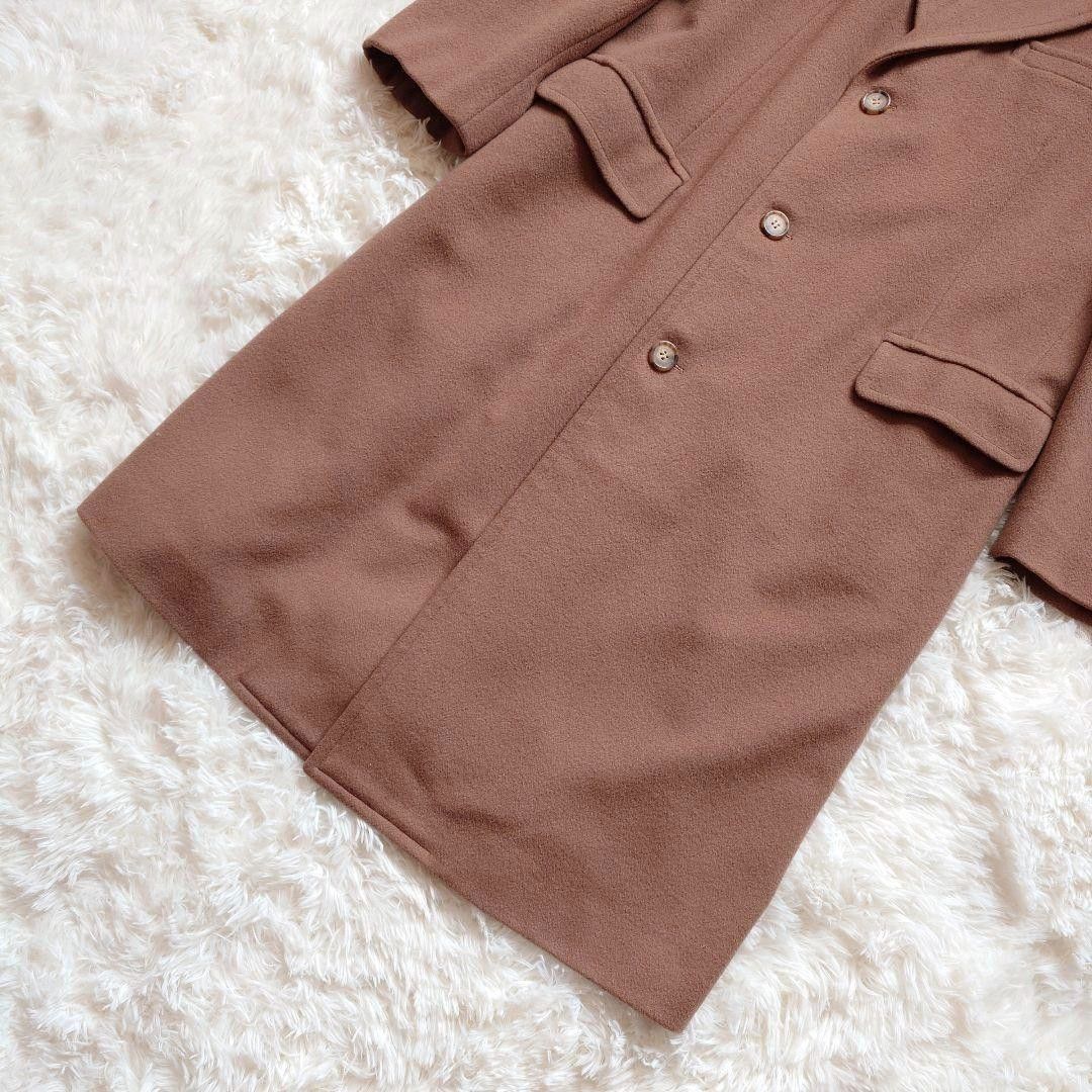 brooks brothers チェスターコート　ラム　カシミア ブルックスブラザーズ カシミヤ混 チェスターコート ロング ラム