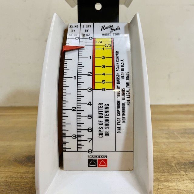 アメリカ ヴィンテージ キッチンスケール Hanson 計り インテリア