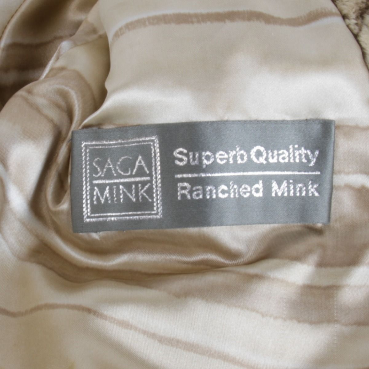 美品『USED』 SAGA MINK Superb Quality Ranched Mink VIOLETA 毛皮