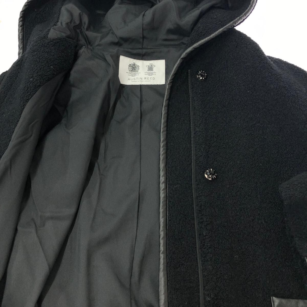 AUSTIN REED オースチンリード ロングコート サイズ:40 ボア/飾り釦