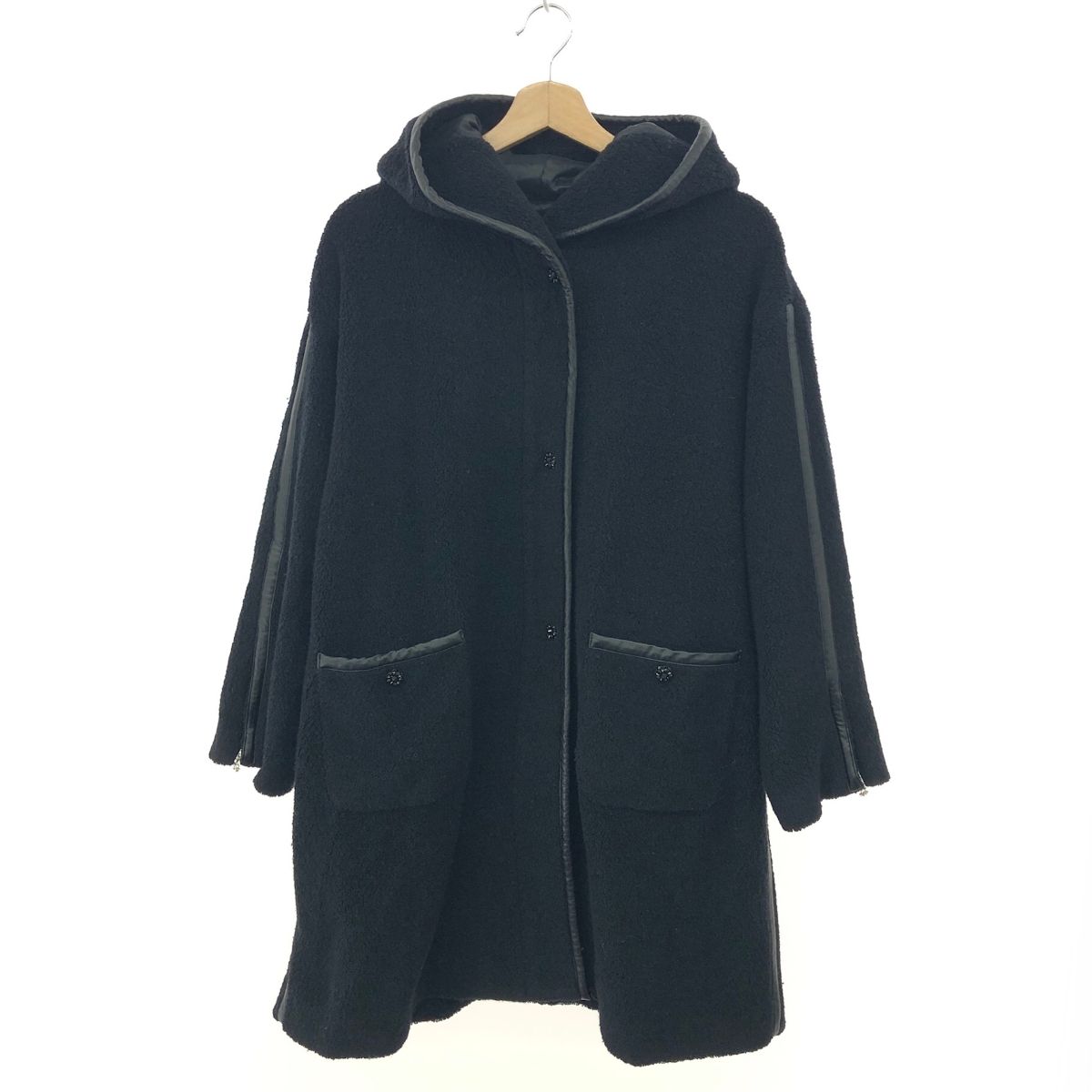 AUSTIN REED オースチンリード ロングコート サイズ:40 ボア/飾り釦