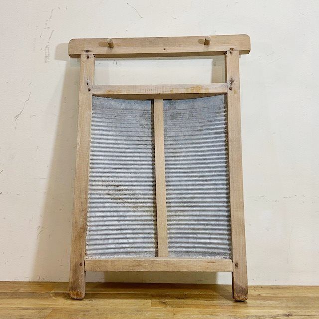 フランス ヴィンテージ ヨーロッパ ウォッシュボード 洗濯板 店舗備品