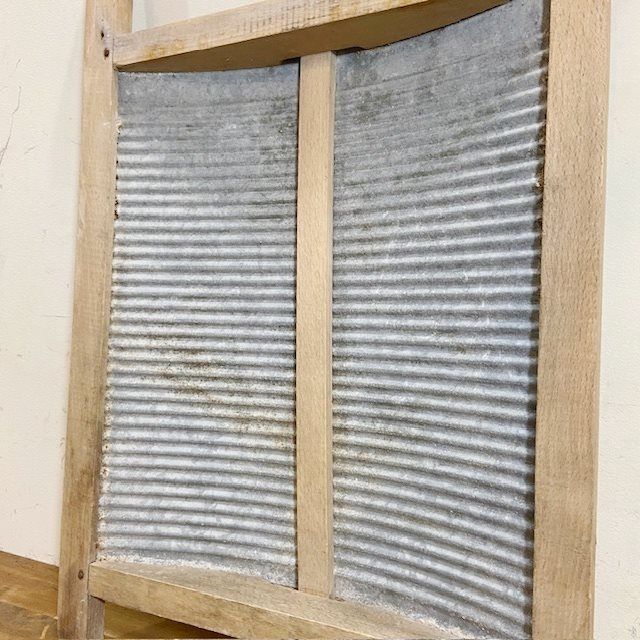 フランス ヴィンテージ ヨーロッパ ウォッシュボード 洗濯板 店舗備品