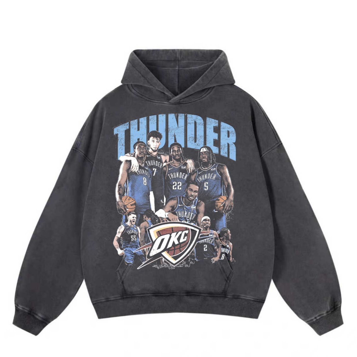 THUNDER TRUCKS サンダー 90s USA製 パーカー 90s プリントスウェット USA製 シボレー サンダーパター ロゴプリント