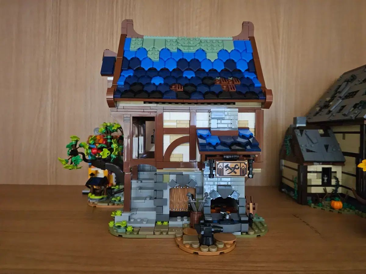 LEGOブロック 中世 必須アイテム 鍛冶屋 21325 組立品