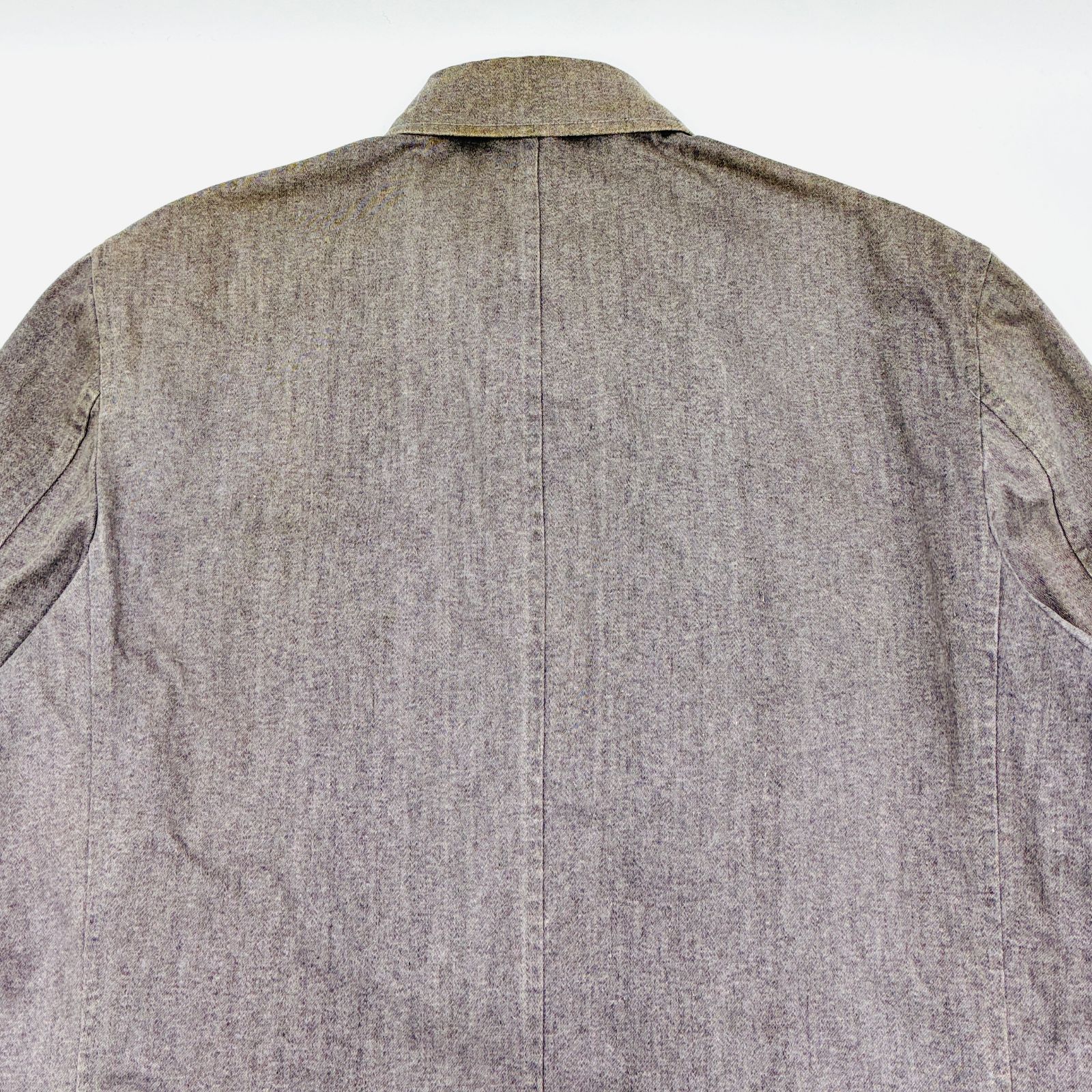 AD1998 COMME des GARCONS HOMME Charcoal Grey Cotton Shirt Jacket M