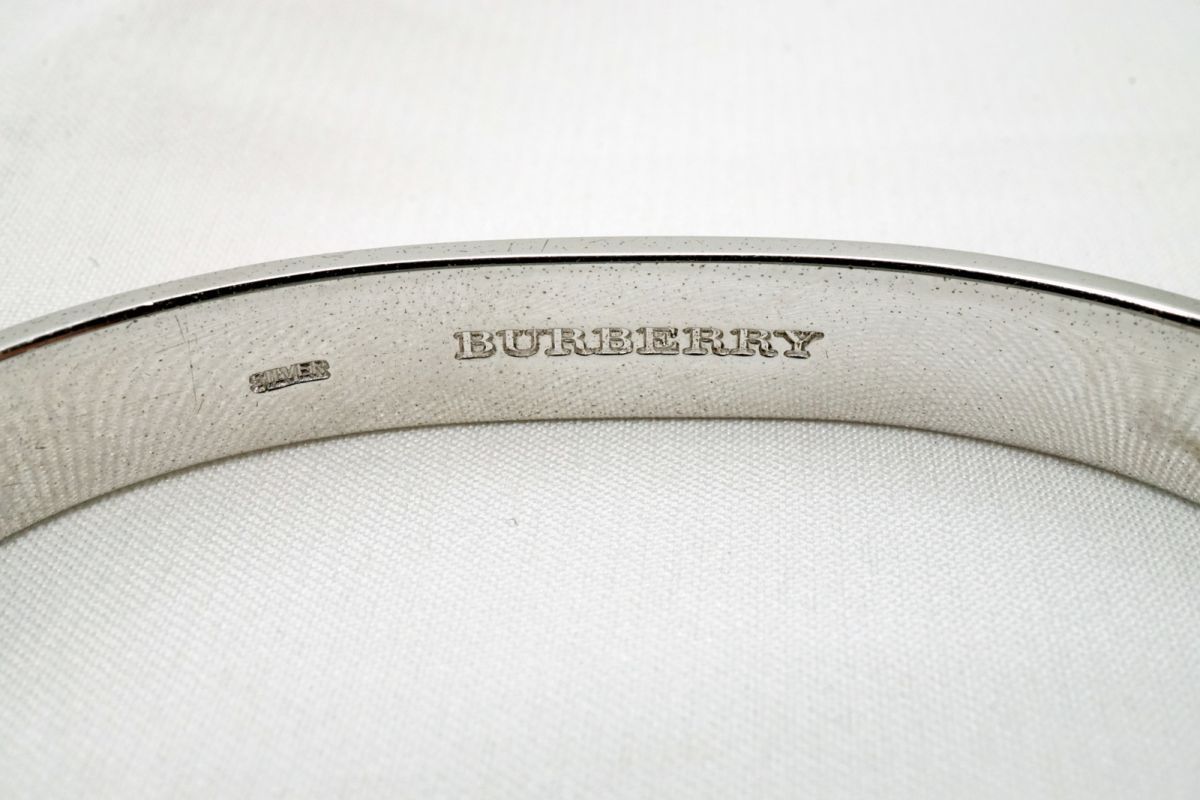 バーバリー ブレスレット バングル ノバチェック アクセサリー メタル