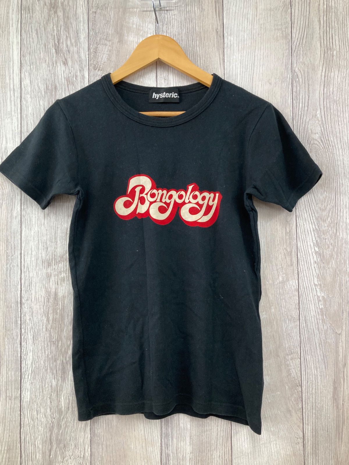 HYSTERIC GLAMOUR T-shirt 2CT-3565 Black Short Sleeve Hiratsuka