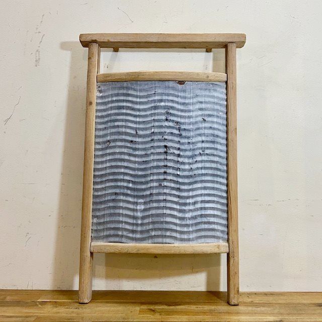 フランス ヴィンテージ ヨーロッパ ウォッシュボード 洗濯板 店舗備品