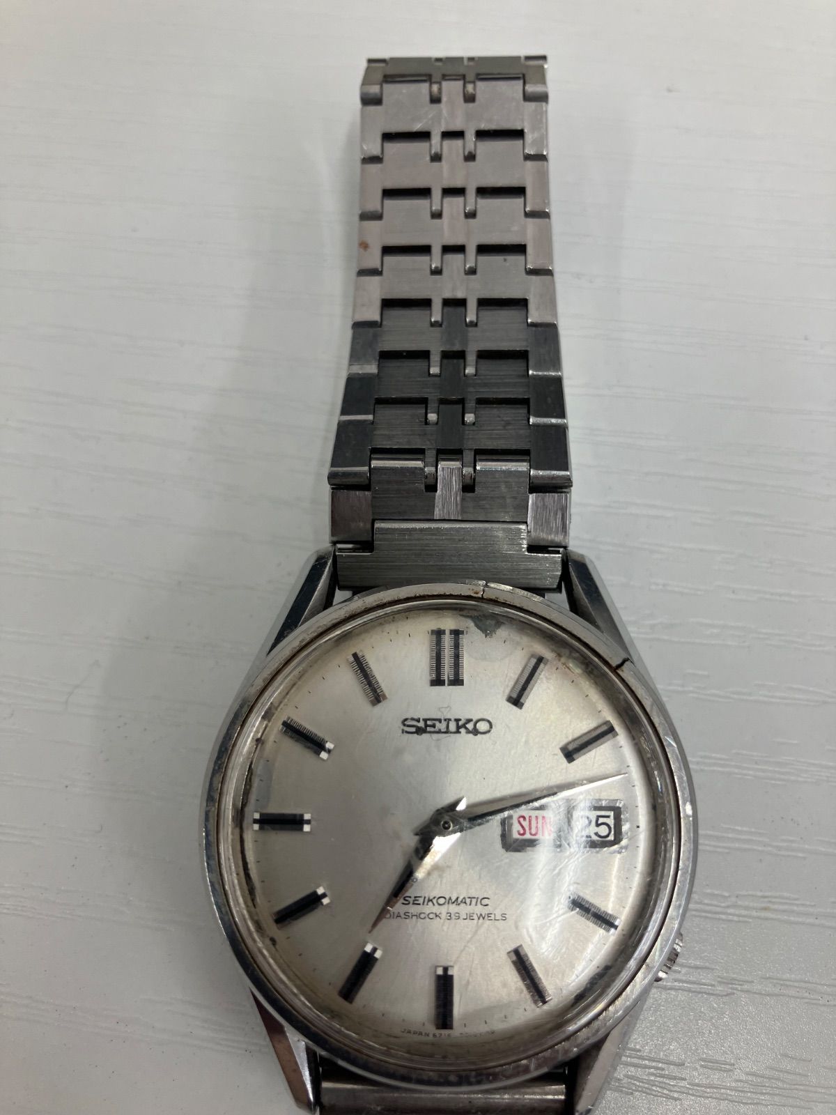SEIKO セイコーマチック ウィークデーター 39石 Cal.6216A 自動巻