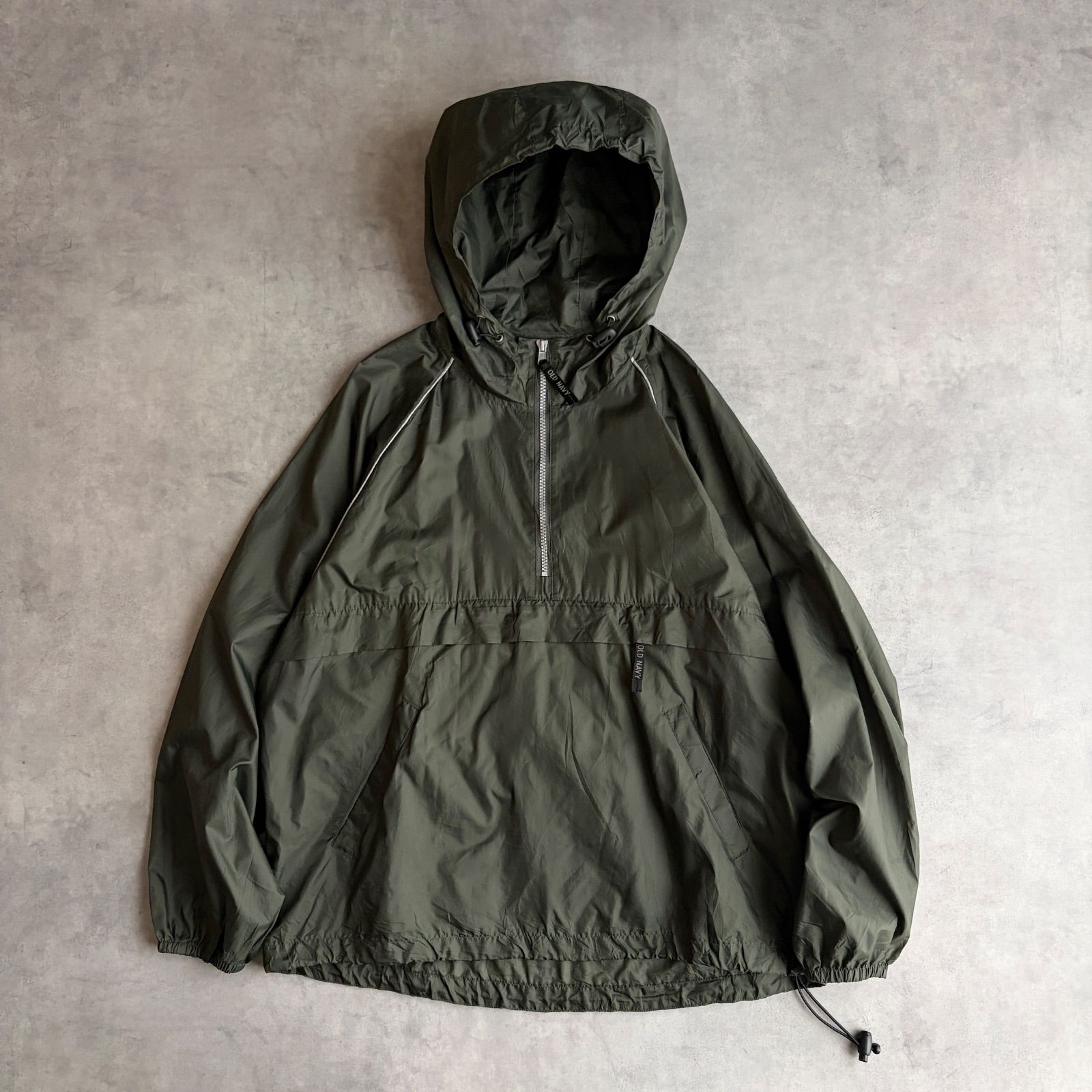 【00s】 OLD NAVY ナイロン アノラックパーカー パッカブル仕様 L 90s〜00s/OLD NAVY/アノラックパーカー/パッカブル/プルオーバー