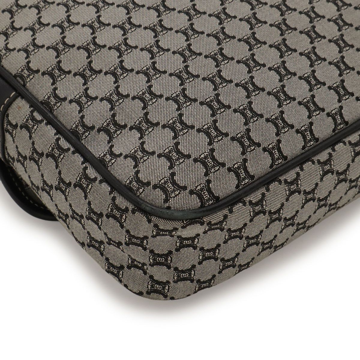 CELINE セリーヌ マカダム柄 ショルダーバッグ ポシェット 斜め掛け