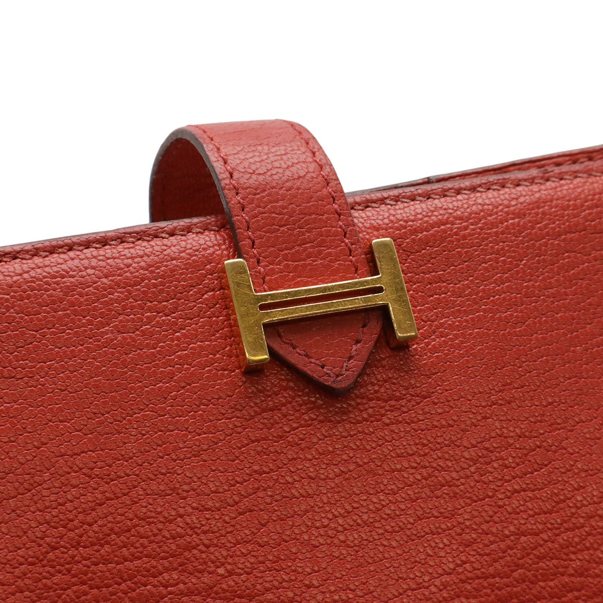 HERMES エルメス ベアンスフレ 2つ折長財布 二つ折り長財布 シェーブル