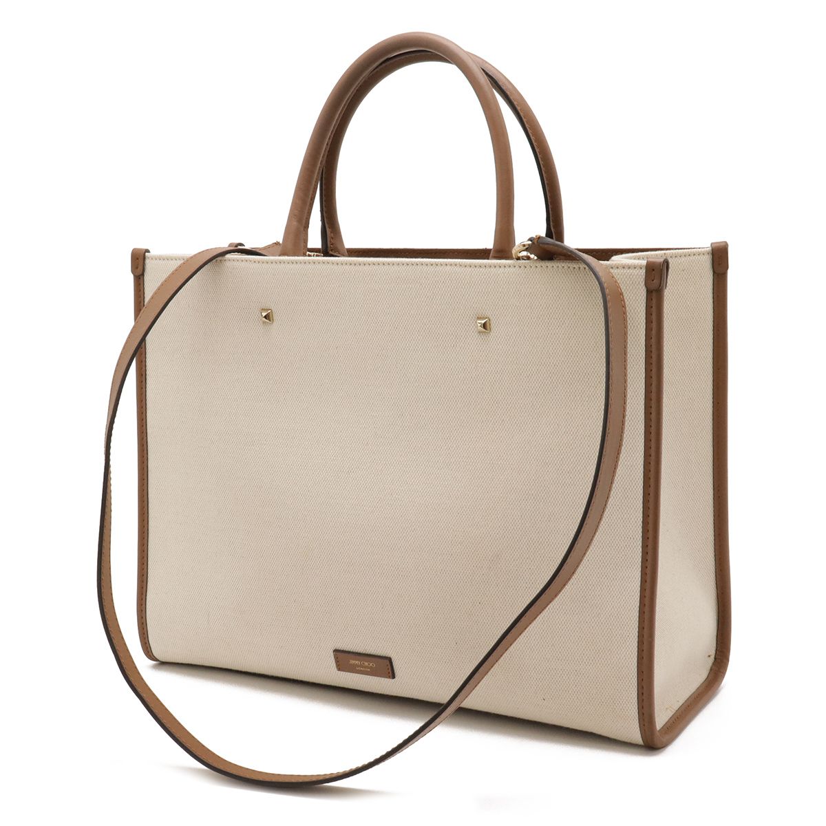 手洗い】ジミーチュウ JIMMY CHOO VARENNE TOTEBAG キャンバス 