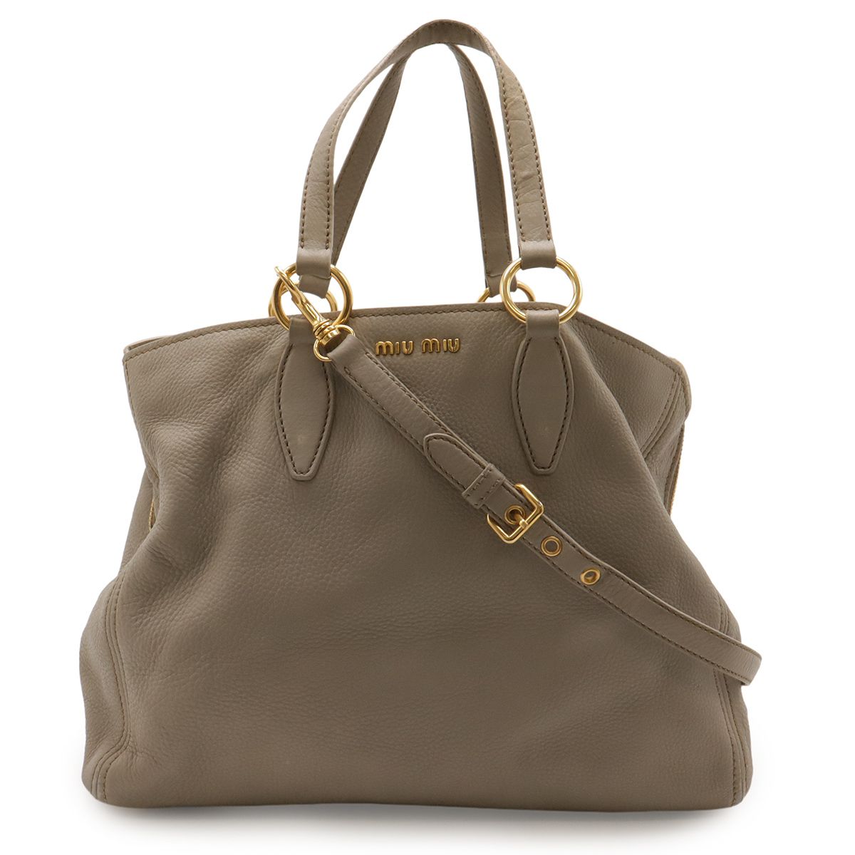 Miu Miu ミュウ ミュウ ミュウミュウ ヴィッテロ カリブ トートバッグ  