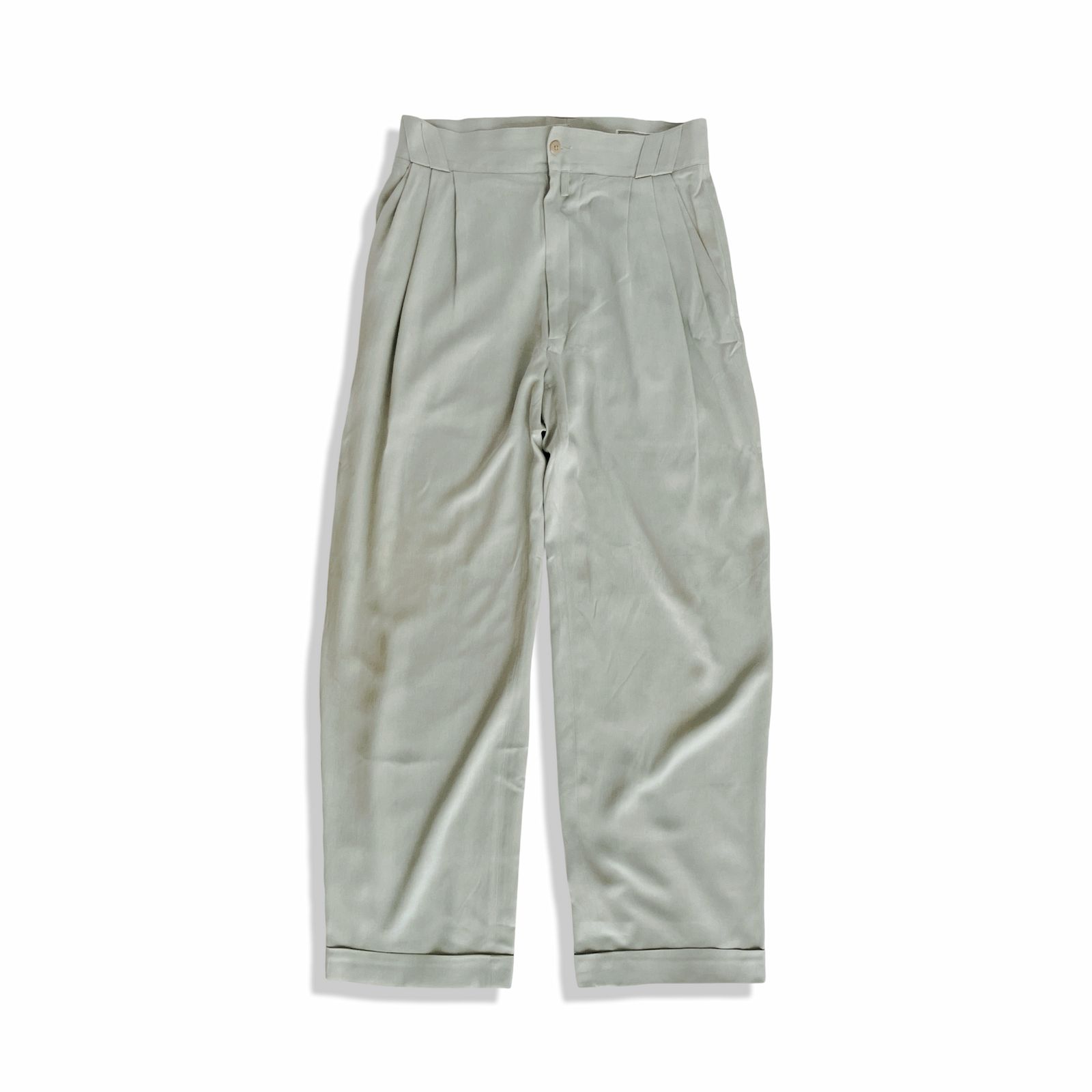 GIANNI VERSACE ジャンニ ヴェルサーチ タック パンツ スラックス size