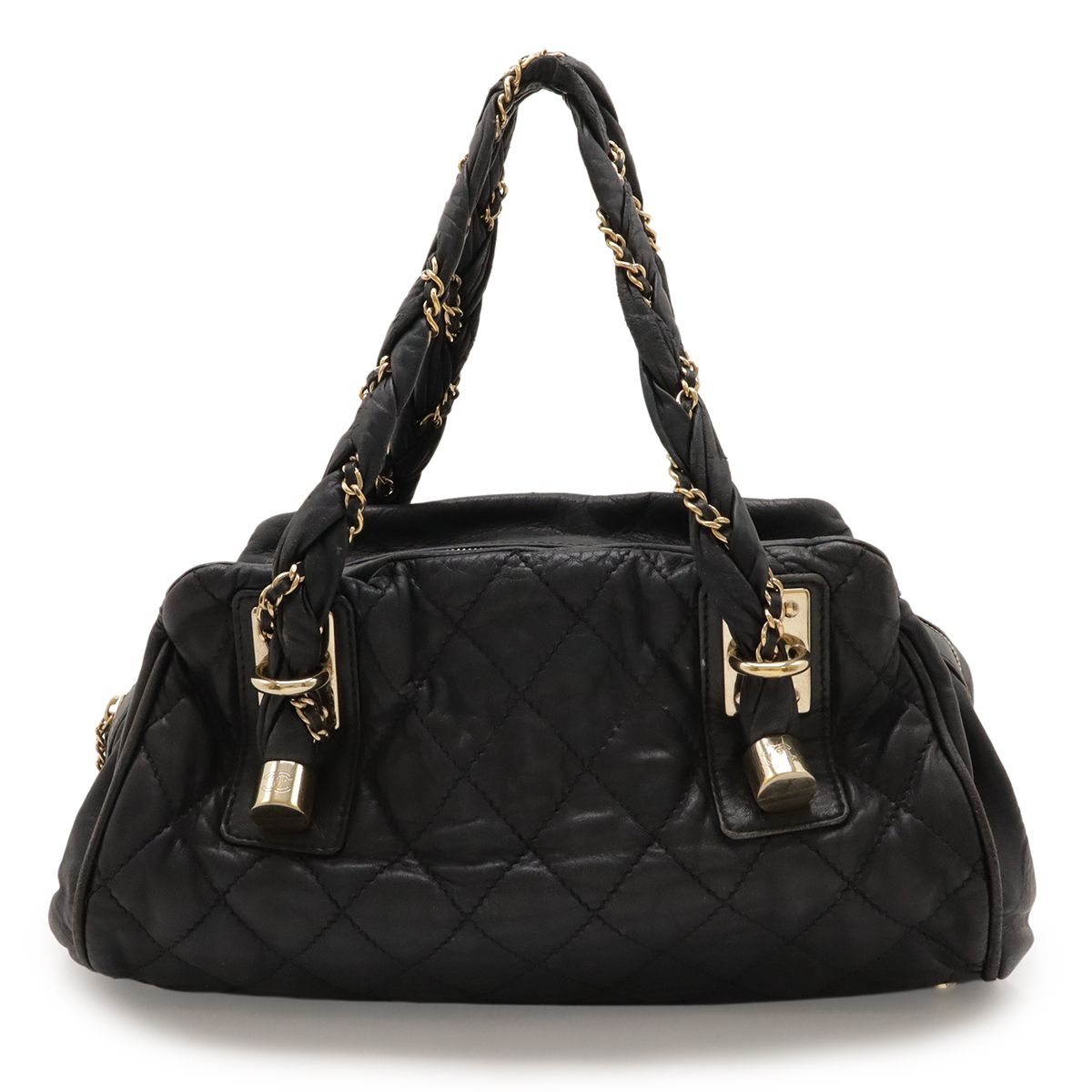 CHANEL シャネル マトラッセ ココマーク ハンドバッグ ミニボストン