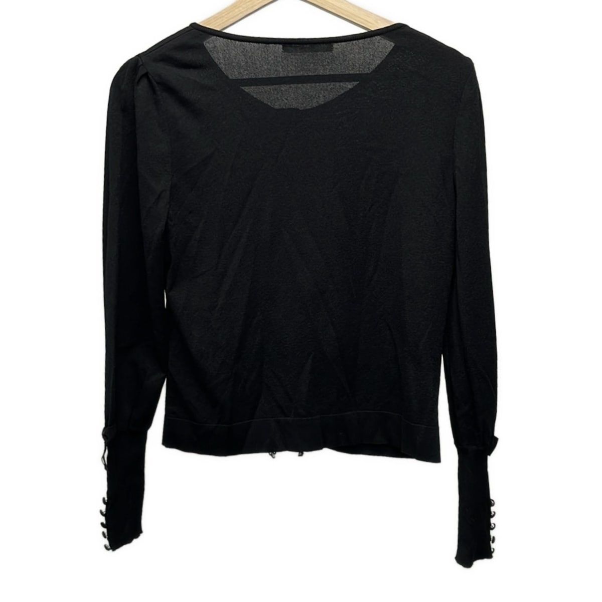 Rene ルネ カーディガン 38 Rene(ルネ) カーディガン サイズ38 M レディース美品 - 黒×白×グレー