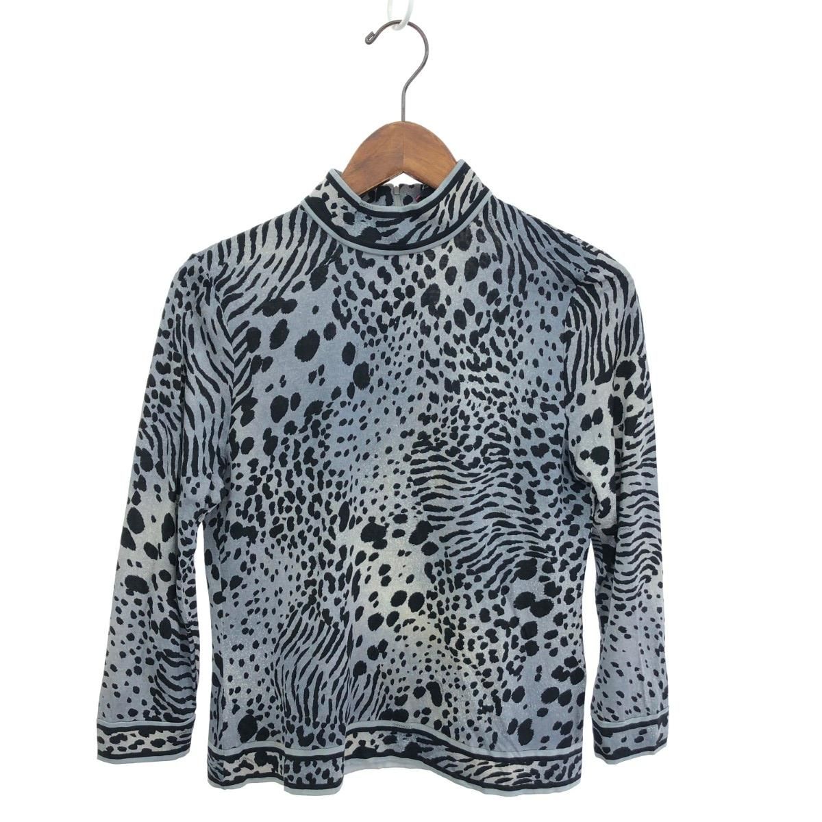 LEONARD レオナール ハイネックカットソー サイズ:L ウールシルク