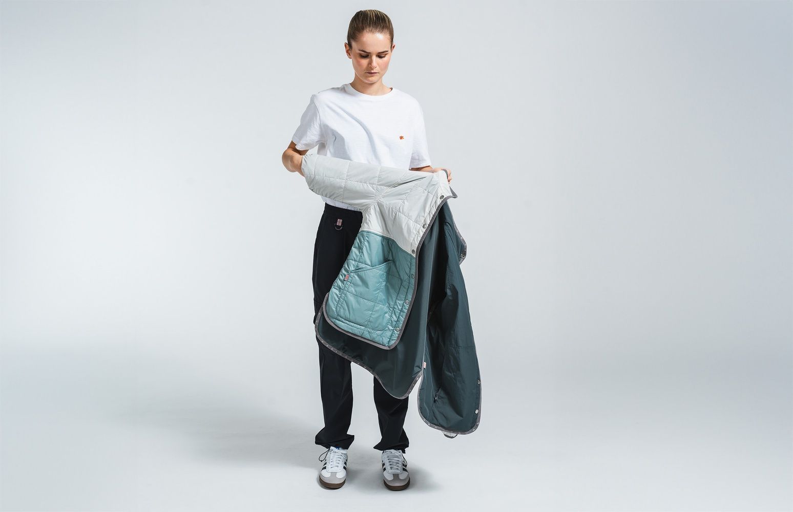  VARGKLADER ヴァーグクレイダー W GROTO SPRING JACKET グロート スプリング ジャケット urban green L プリマロフト ジャケット アウター