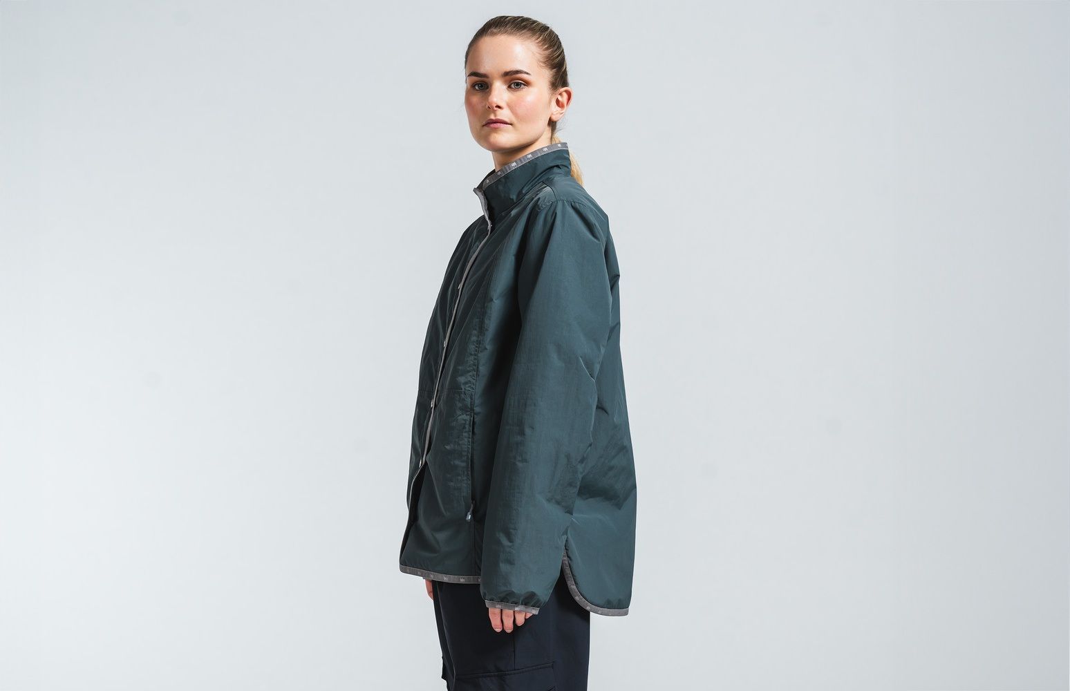 VARGKLADER ヴァーグクレイダー W GROTO SPRING JACKET グロート スプリング ジャケット urban green L プリマロフト