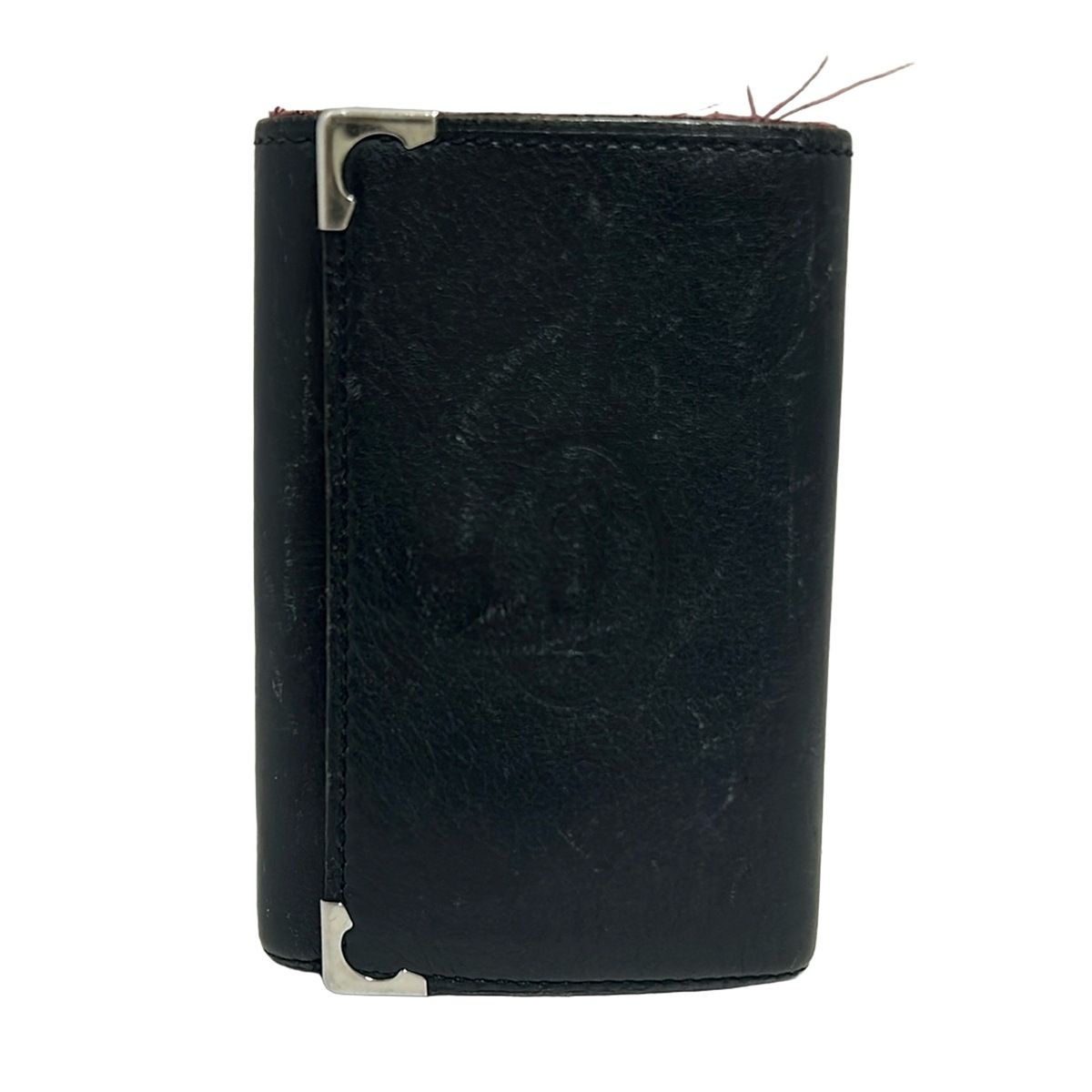 Cartier(カルティエ) キーケース カボション 黒 6連フック レザー