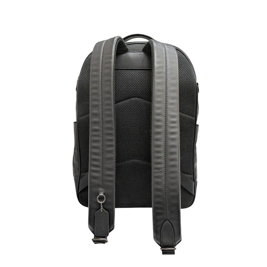 coach コーチ リュック オールレザー ブラック 黒 89939 65 COACH コーチ リュック バックパック レザー ブラック キズあり