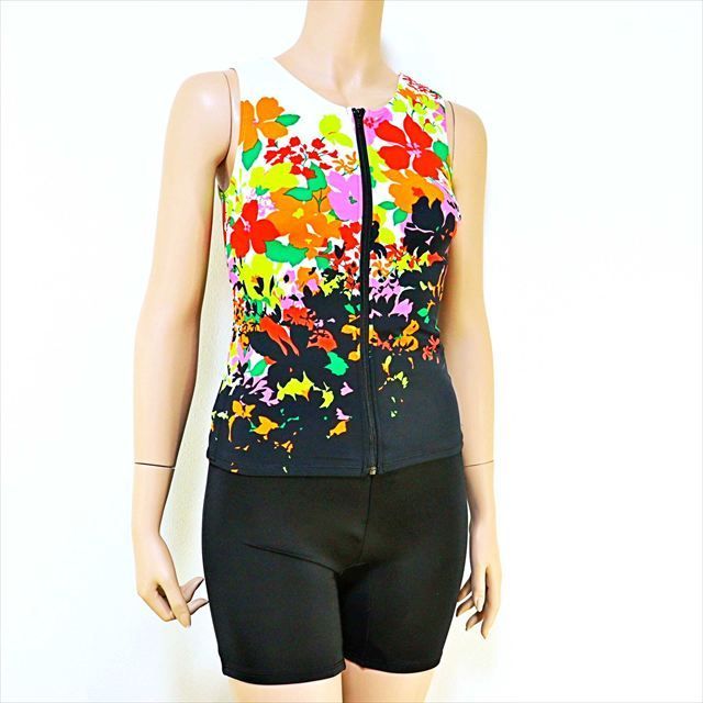 ME1-898☆新品同様 美品 ワコール/CW-X SWS-713 日本製 9Mサイズ 花柄