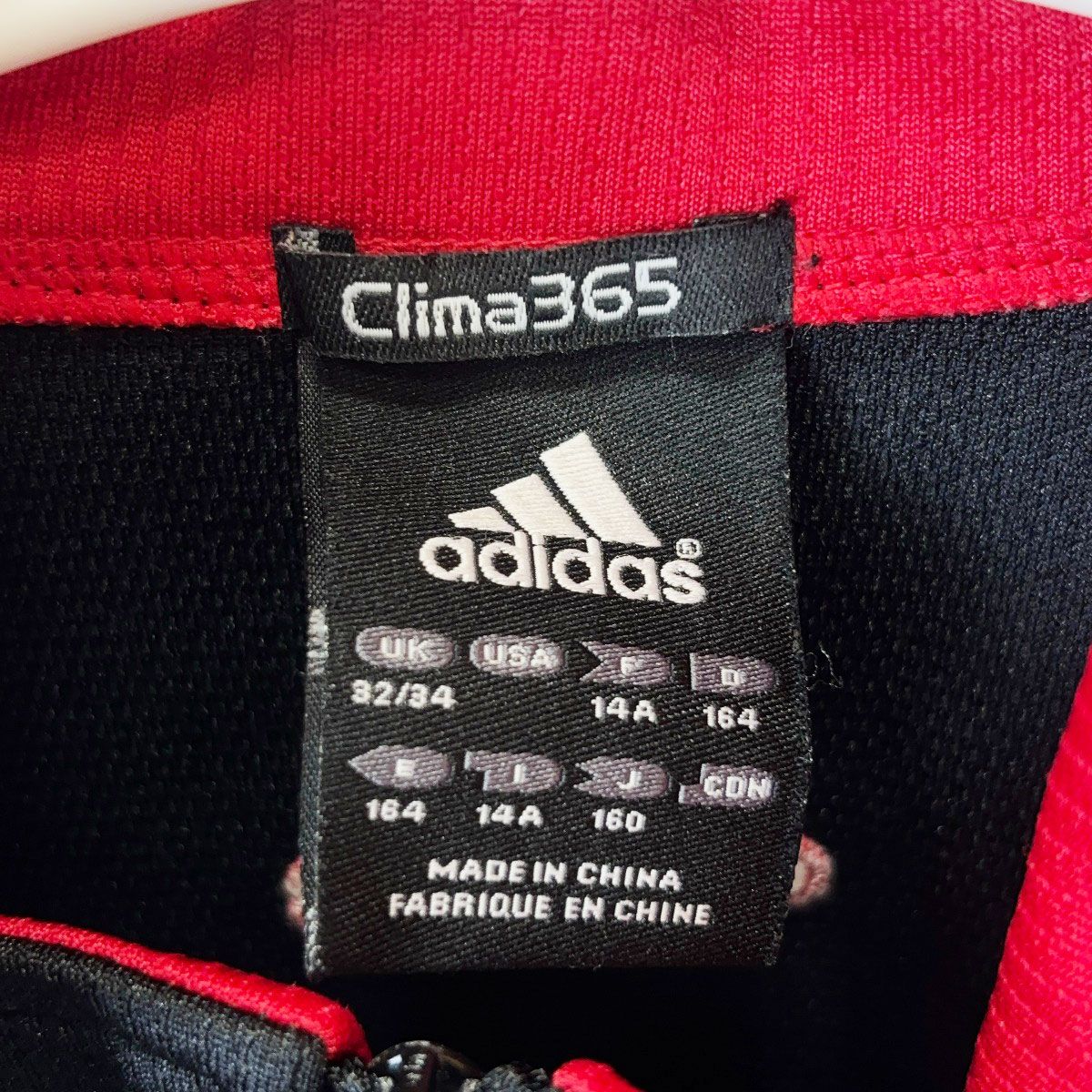 adidas ブラック レッド ジャージ made in USA 上下セット] アディダス ジャージ ジャケット パンツ トラック