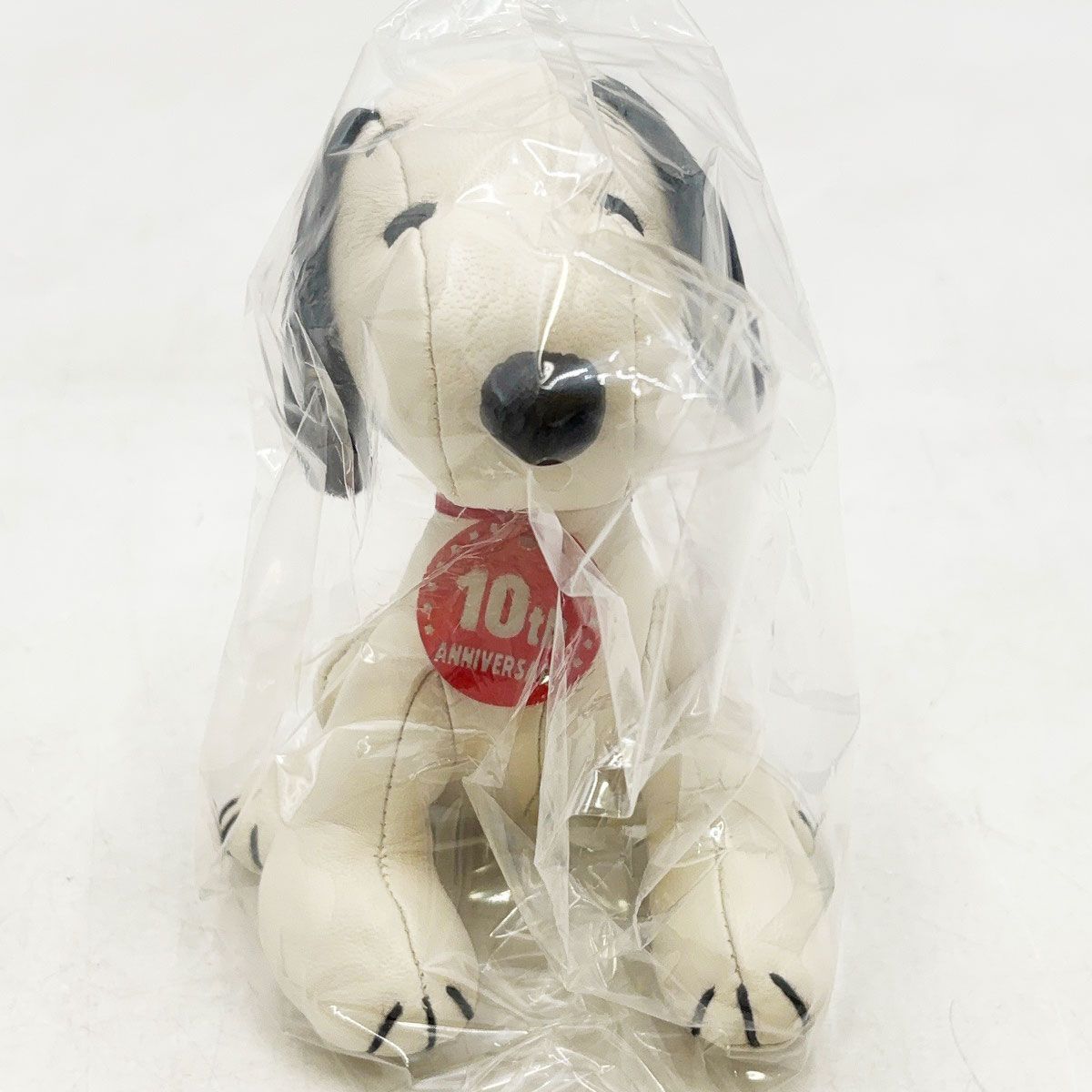 【中古・未使用品】スヌーピータウン 10周年記念 本革製スヌーピー PEANUTS ピーナッツ 未使用】スヌーピータウン 10周年記念 本革製スヌーピー PEANUTS