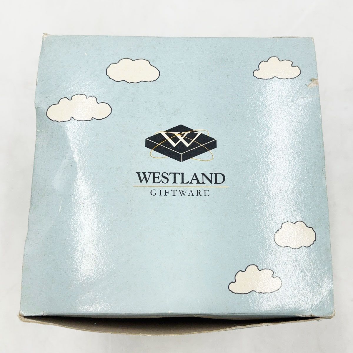 未使用】WESTLAND スヌーピー＆ウッドストック オルゴール フィギュア