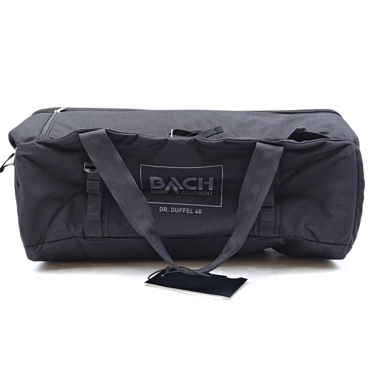 未使用】BACH バッハ Dr. Duffel 40L ダッフルバッグ ブラック 281354