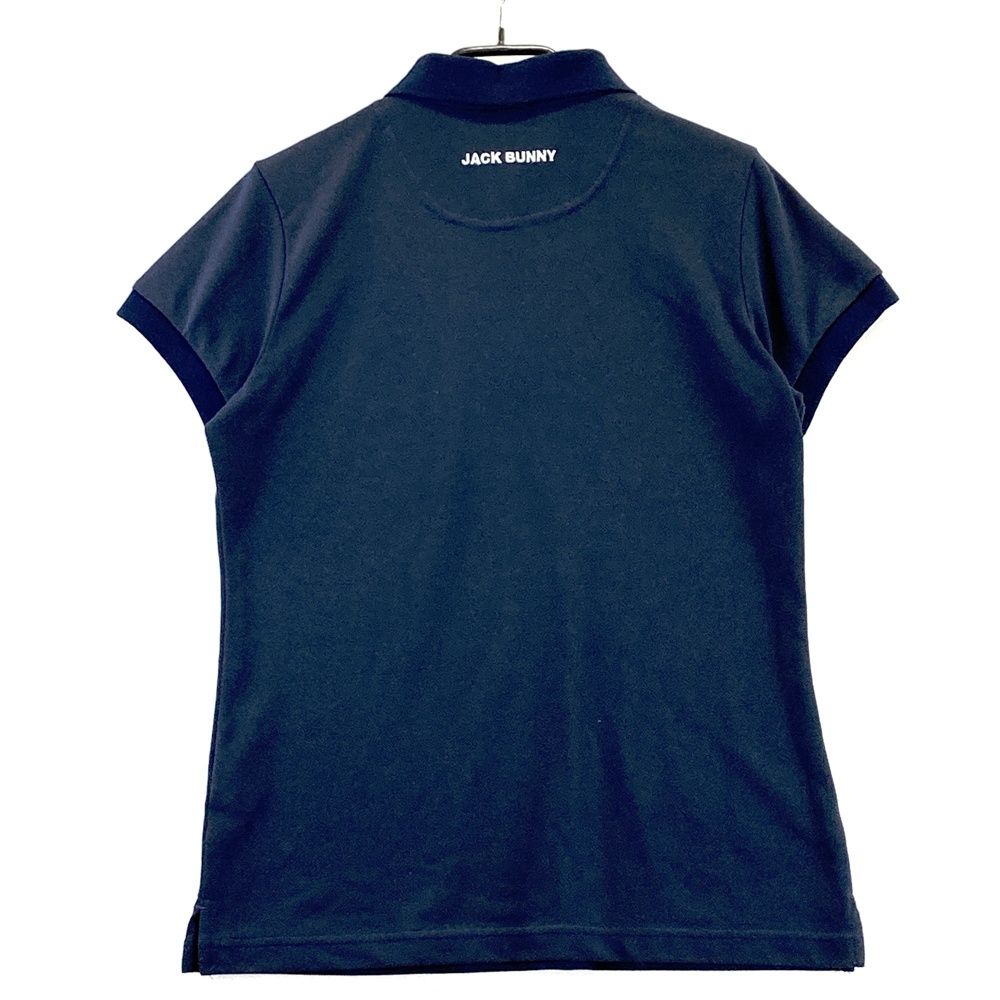 サイズ：2 JACK BUNNY ジャックバニー 半袖ポロシャツ ネイビー系