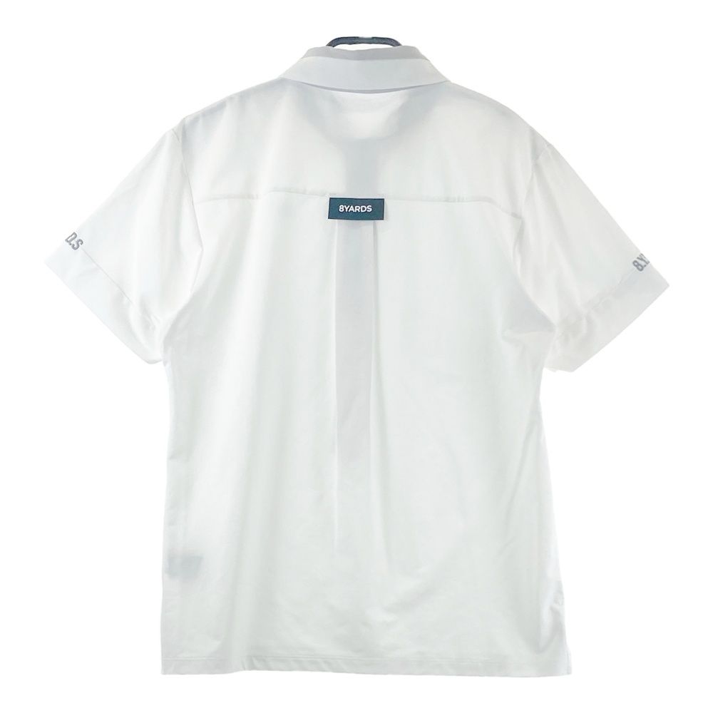 サイズ：XL 8YARDS ハチヤーズ 半袖ポロシャツ ホワイト系