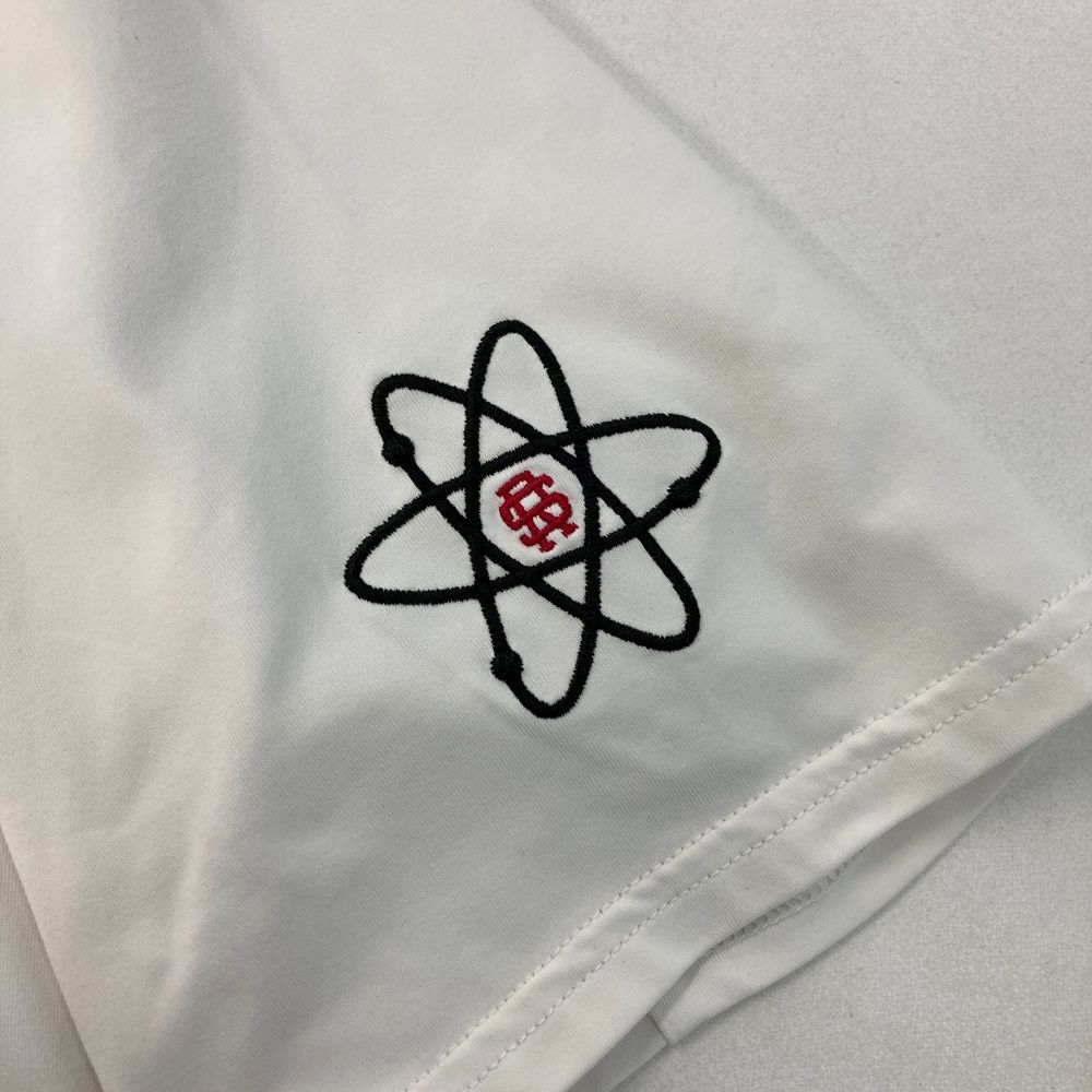 サイズ：L ROUGH&SWELL ラフアンドスウェル 半袖ポロシャツ ホワイト系