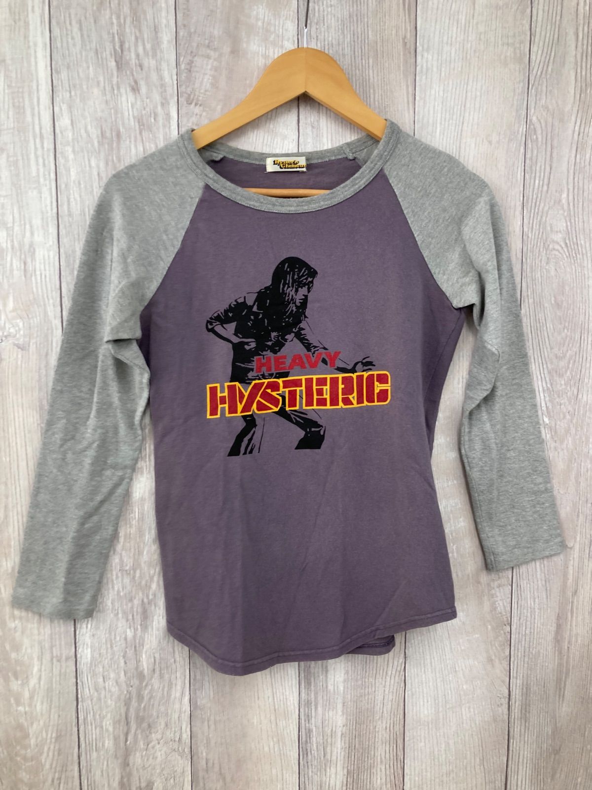 HYSTERIC GLAMOUR ヒステリックグラマー Tシャツ ロンT 長袖 パープル