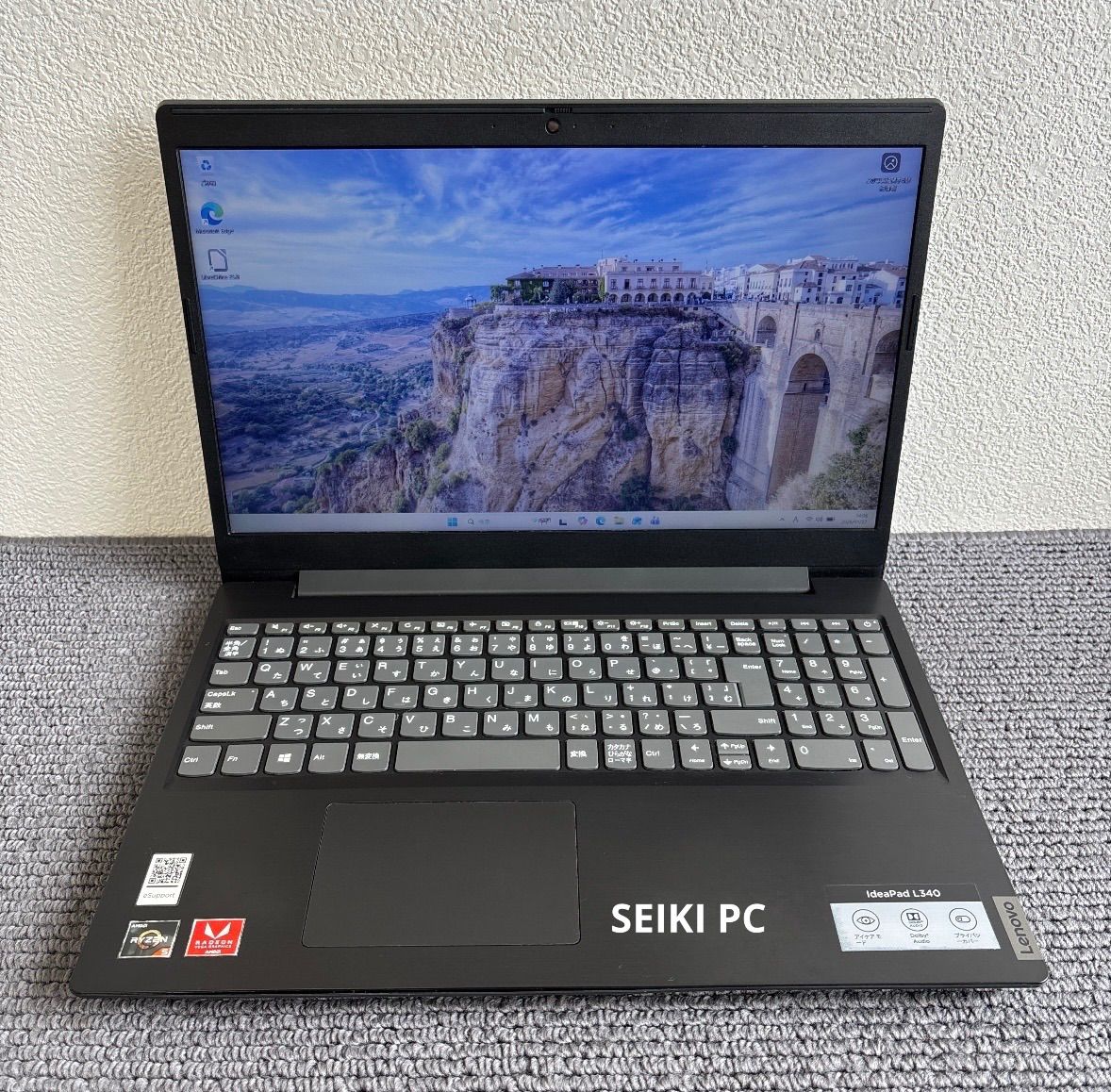 lenovo ideapad L340 AMD Ryzen 5 3500U メモリ8GB SSD 256GB Win11