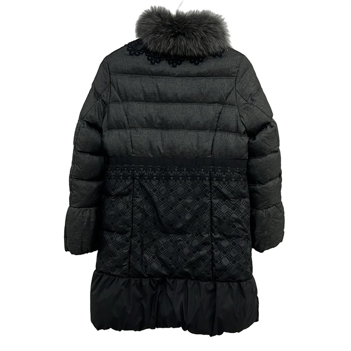 美品⭐️トッカ TOCCA フォックスファー ダウンコート Aライン ブラック 美品】TOCCA ダウンコート レディース アウター Aライン トッカ ダウン