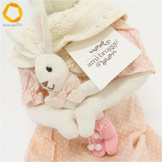 アミ ブルージュ ami-brugge うさぎちゃん ぬいぐるみ 人形 [z936665