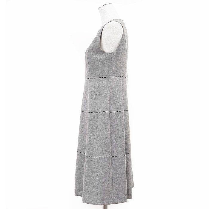 SALE】FOXEY フォクシー ドレス トルテ ノースリーブワンピース ウール  