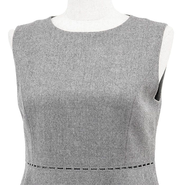 SALE】FOXEY フォクシー ドレス トルテ ノースリーブワンピース ウール