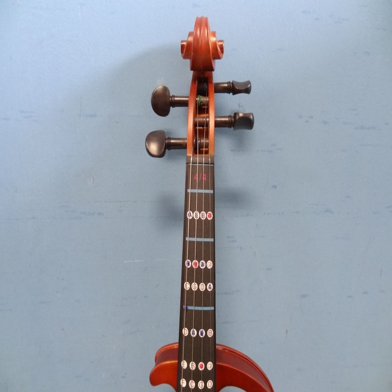 動作確認済】 PlayTech エレクトリックバイオリン チューナー付 4/4