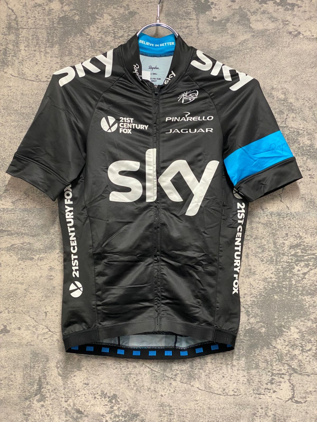 JV188 ラファ Rapha PRO TEAM JERSEY TEAM SKY 長袖 サイクルジャージ
