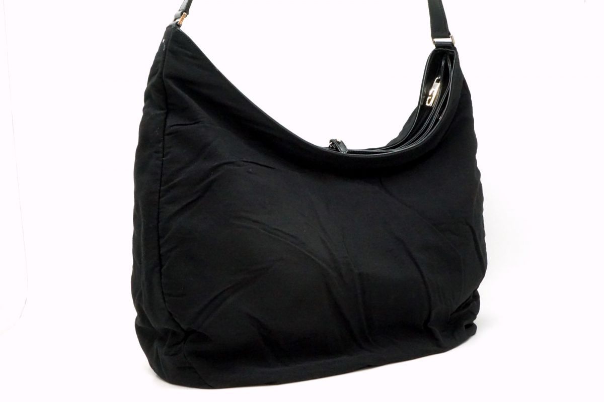 グッチ ワン ショルダーバッグ ホーボー レア G金具 シルバー金具 大