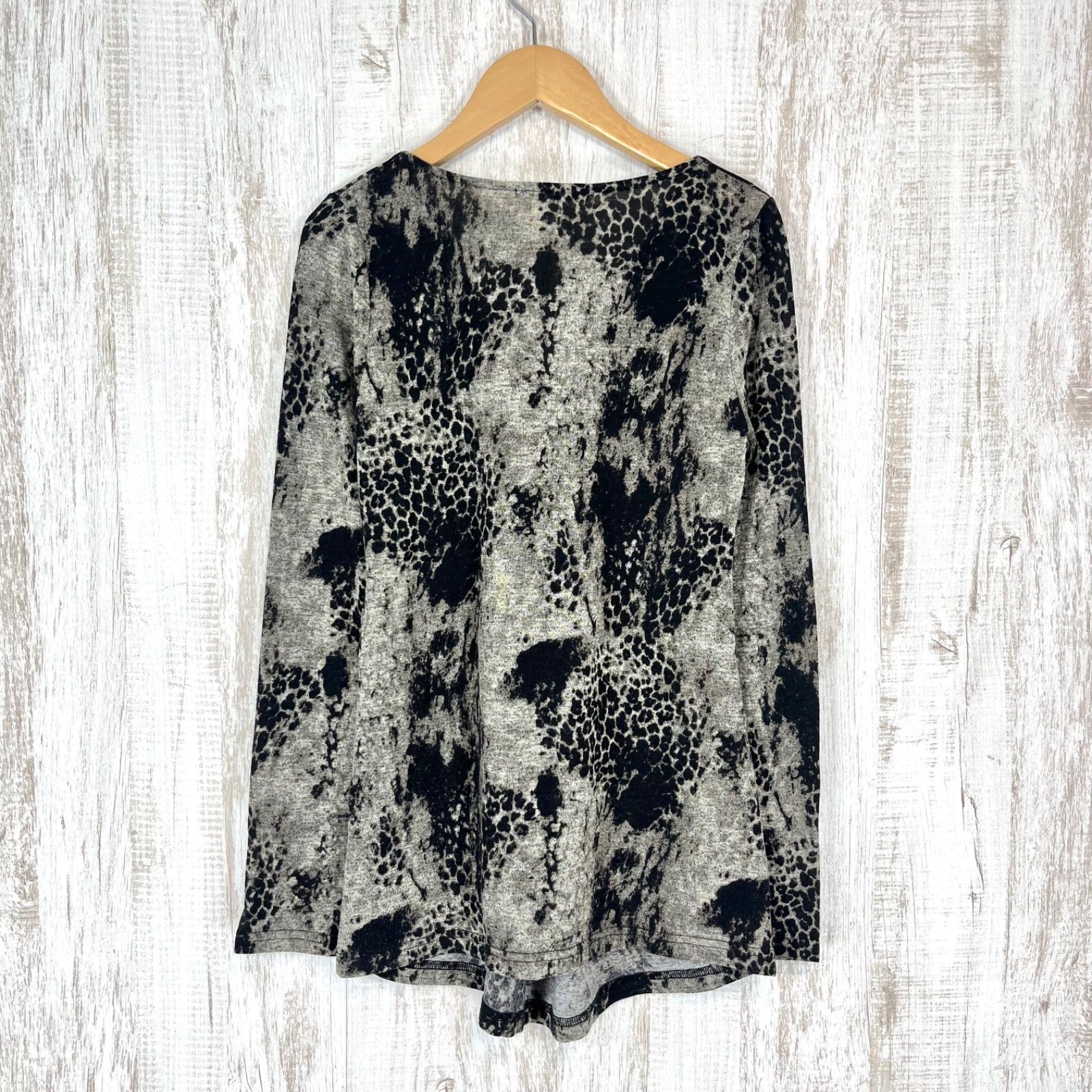 TORNADO MART トルネードマート レオパード ヒョウ柄 総柄 ギャザー