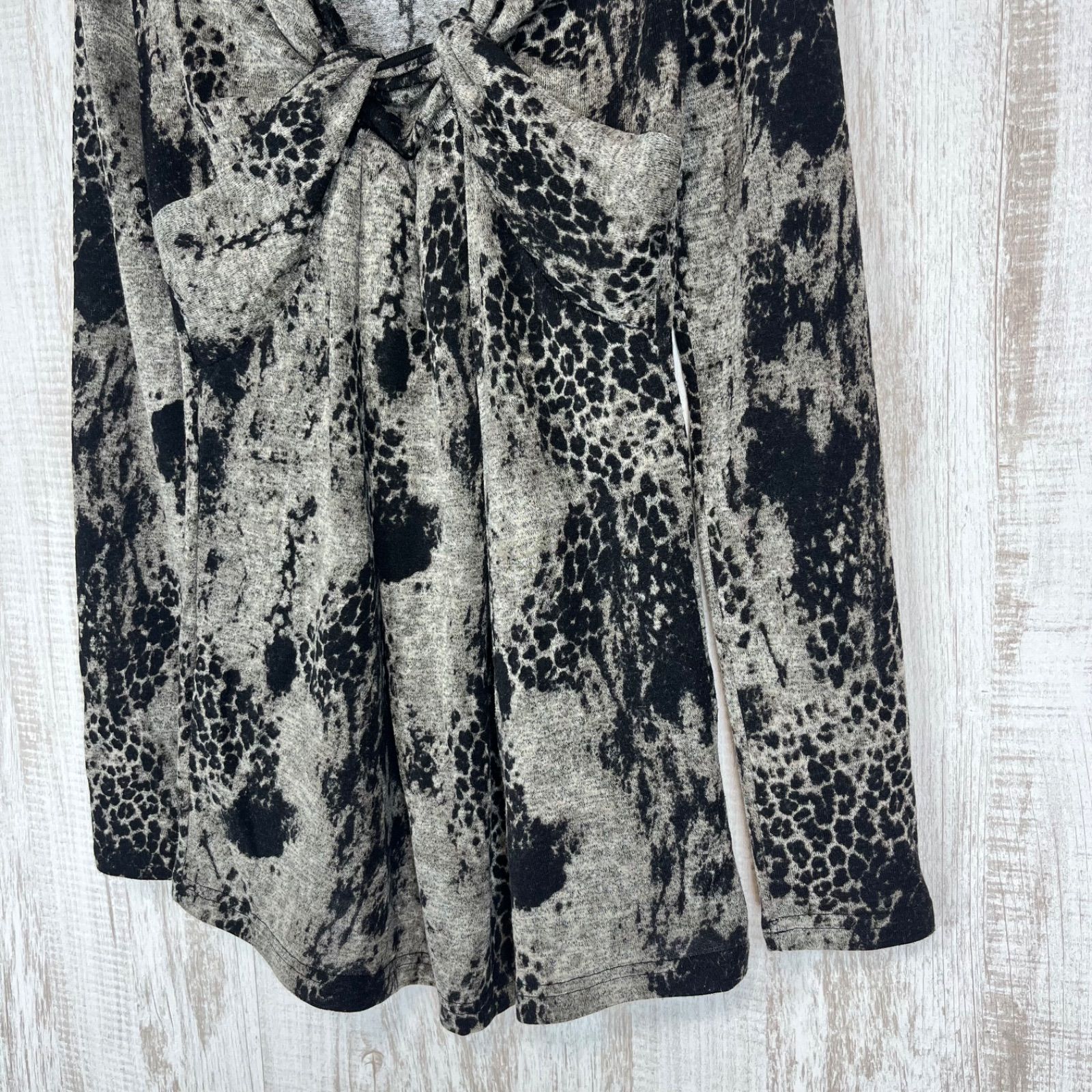 TORNADO MART トルネードマート レオパード ヒョウ柄 総柄 ギャザー