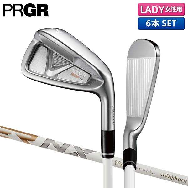 PRGR05 アイアン　レディース 7本セット　プロギア2012年モデル レディース プロギア 05 アイアンセット 6本組(7-P,50度,56度) SPEEDER