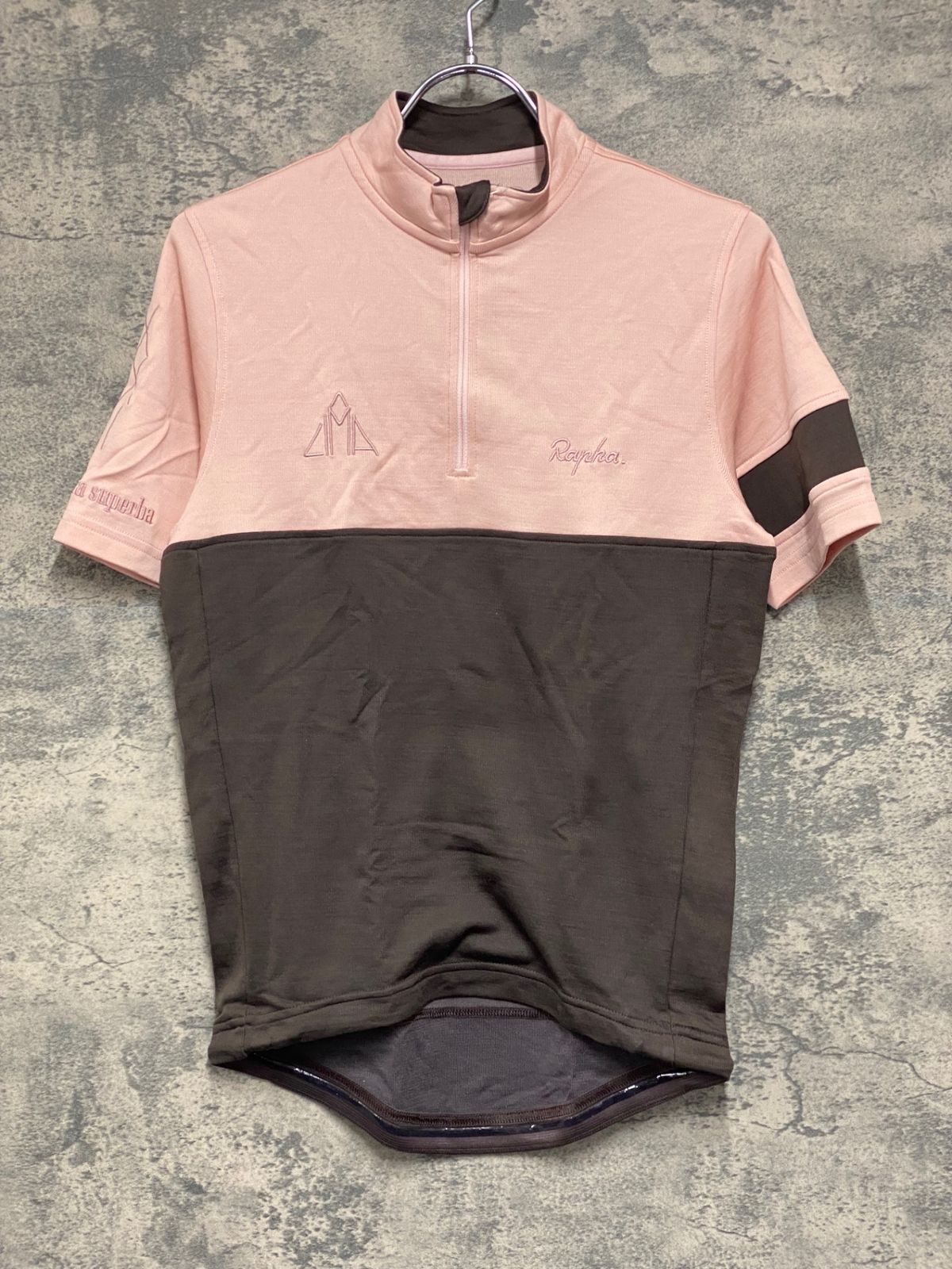 Rapha 半袖サイクルジャージ M JV228 ラファ Rapha CIMA JERSEY 半袖 サイクルジャージ ブラウン