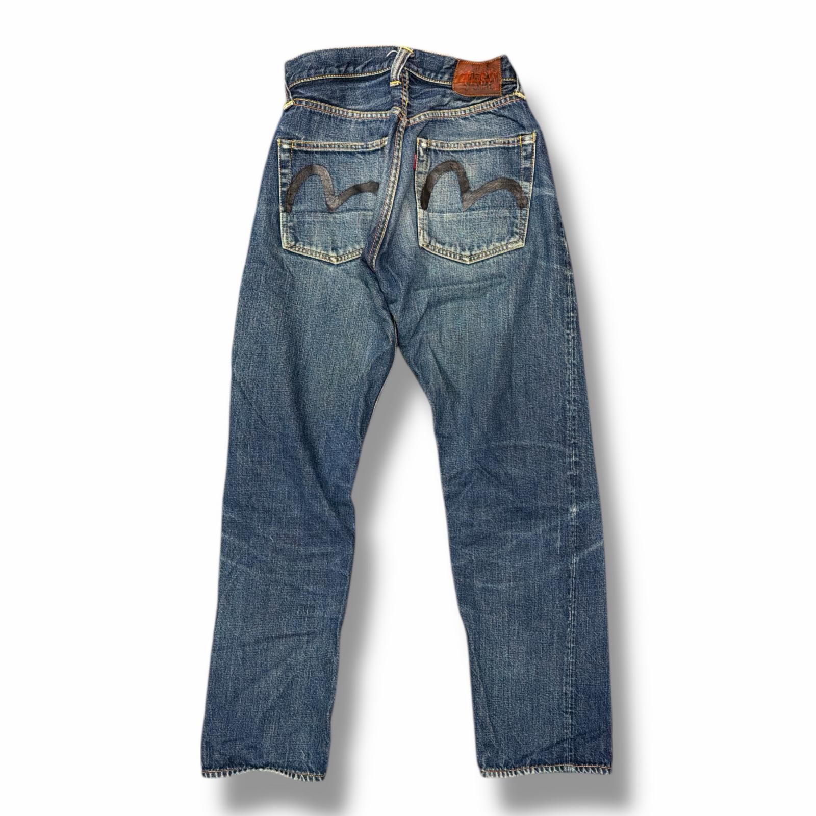 EVISU デニムパンツ ジーンズ エビス インディゴ 28×35 （6933M